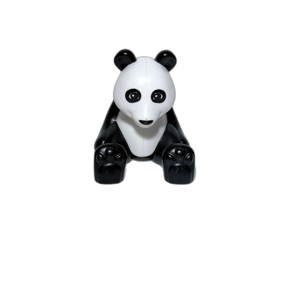 Lego Duplo Adult Panda Bear Chinese Animal Zoo White & Black Teddy Bear